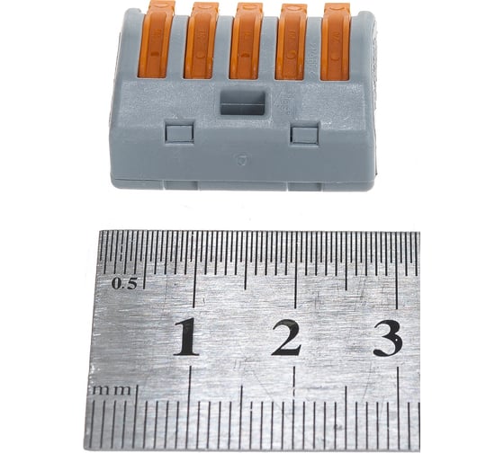 Клеммы WAGO 222-415, 5Х2,5мм2, с рычажком, упаковка 40шт 53163
