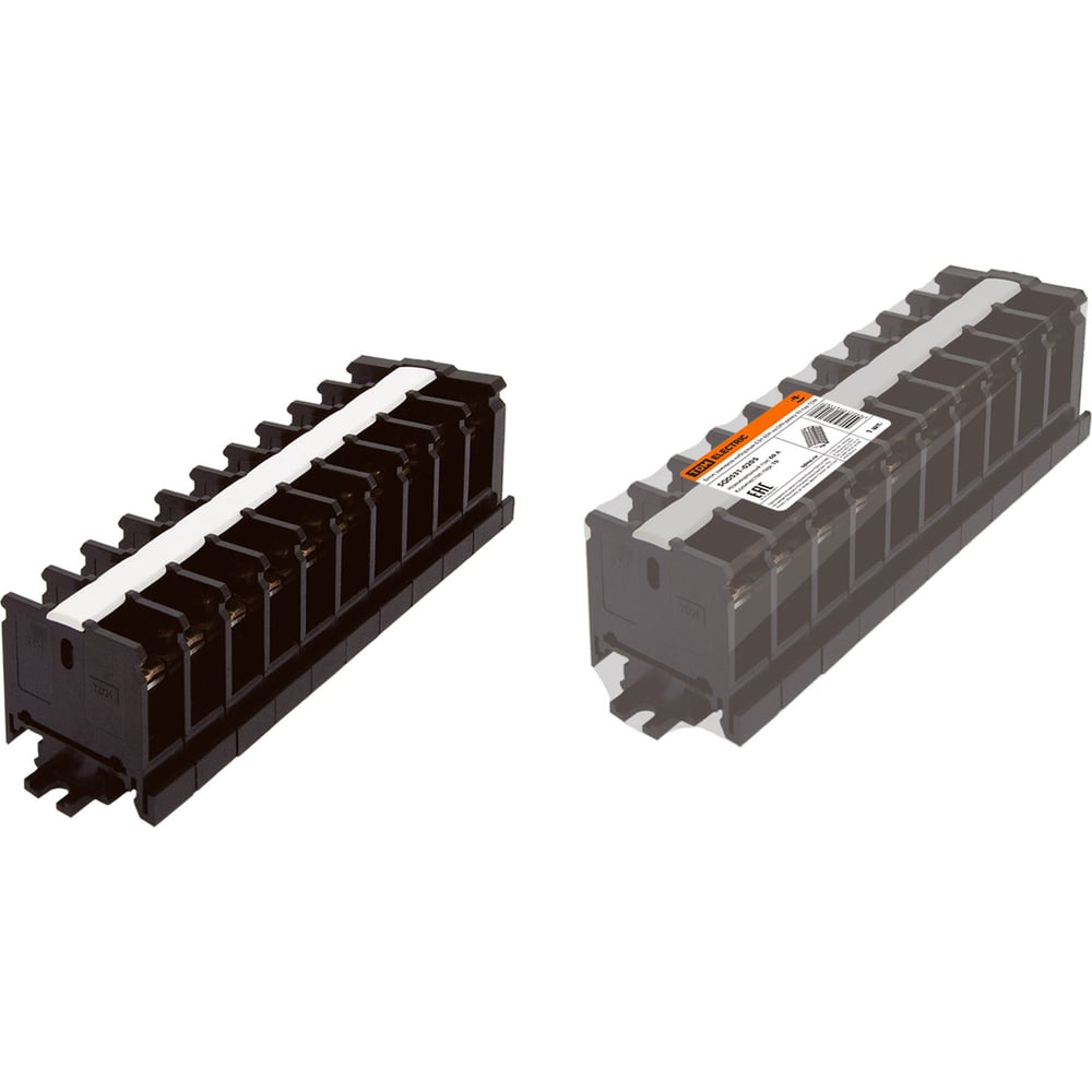 Наборный блок зажимов TDM БЗН 60А на DIN-рейку 10 пар SQ0531-0205 ...