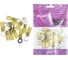Наконечник кольцевой изолированный duwi с термоусаживаемой манжетой НКИ-Т 6.0-6, сечение 6 мм, желтый, 10шт 26568 1
