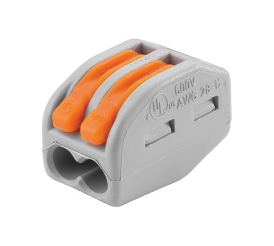 Клеммы WAGO 222-412/996-010, 2Х2,5мм2, блистер 10шт 76082