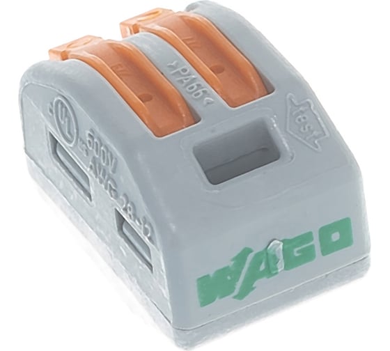 Клеммы WAGO 222-412/996-010, 2Х2,5мм2, блистер 10шт 76082