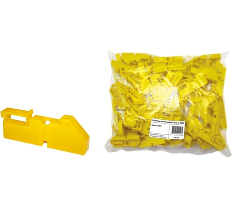 Изолятор на DIN рейку TDM желтый SQ0810-0001