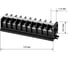Наборный блок зажимов TDM ELECTRIC БЗН 30А на DIN-рейку 10 пар SQ0531-0203 3