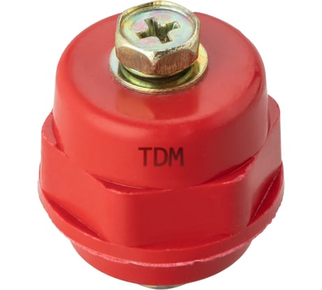 Силовой изолятор с болтом TDM ELECTRIC SM25 Н25хD27хМ6мм SQ0807-0007