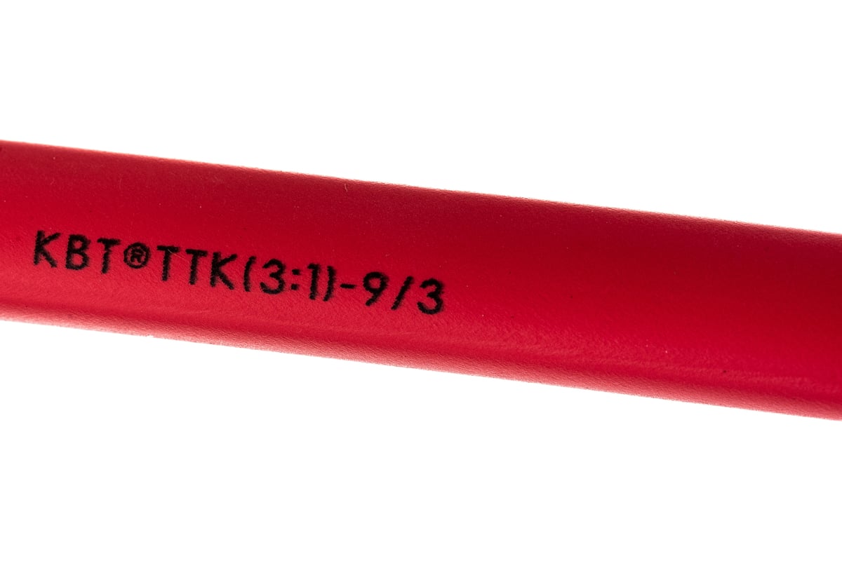  клеевая трубка КВТ, ТТК-9/3 красная 67234 - выгодная .