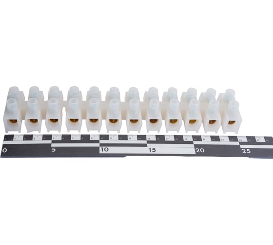 Клеммная колодка IEK ЗВИ-100 12x25мм ПВХ ИЭК UZV3-100-25