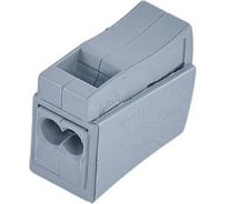 Самозажимная клемма АБК-СИЛА СК224-112 пружинная на 2 проводника 0,5-2,5кв.мм 24А/380В 20шт 3100802