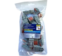 Соединительная клемма АБК-СИЛА СК421-3 проходная, разветвительная (0,08-2,5 кв.мм) 20шт 3100715