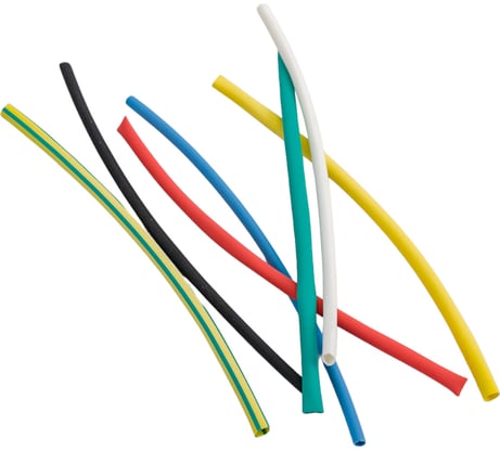 Термоусаживаемая трубка ЭРА ТУТнг 2/1 набор 7 цветов по 3 шт. 100мм Б0038924