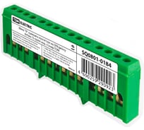 Нулевая шина TDM N в изоляторе на DIN-рейку 6x9мм 15 групп SQ0801-0184