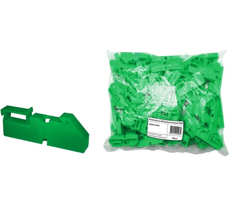 Изолятор на DIN рейку TDM зелёный SQ0810-0003