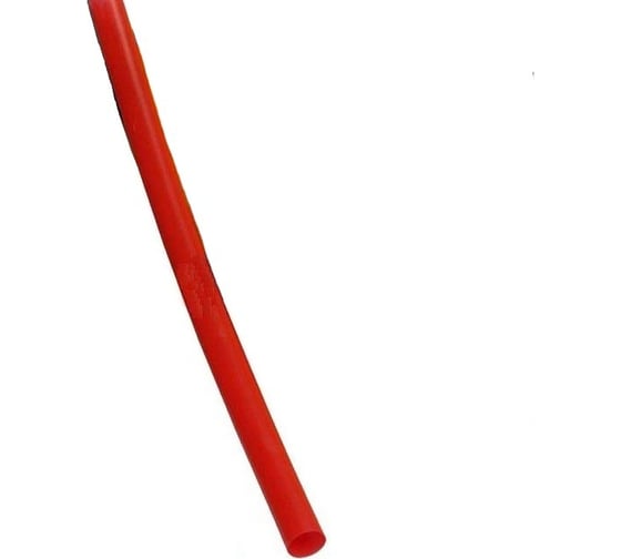 Термоусаживаемая трубка IEK ТТУ 10/5 красная 100м/рол ИЭК UDRS-D10-100-K04