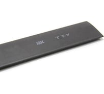 Термоусаживаемая трубка IEK ТТУ ТУТ 25/12.5, длина 50м, черный, ИЭК UDRS-D25-50-K02