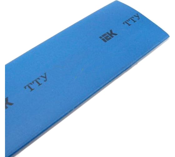 Термоусаживаемая трубка IEK ТТУ 6/3, синяя, 200 м/упаковка, ИЭК UDRS-D6-100-K07