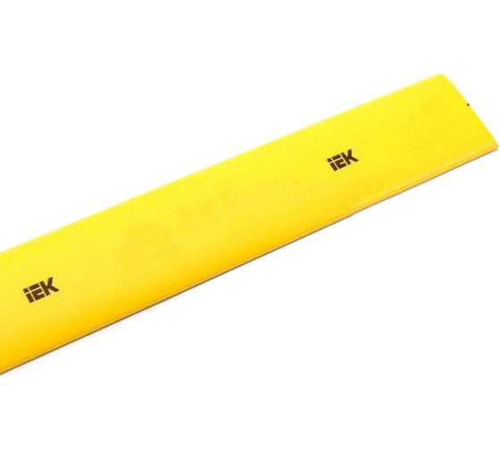 Термоусаживаемая трубка IEK ТТУ 14/7, желтый, 100м/упаковка, ИЭК UDRS-D14-100-K05