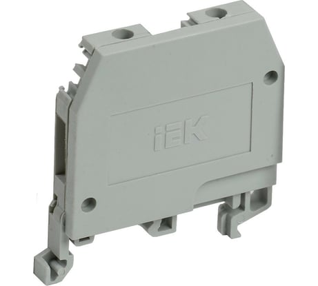Клемма IEK ЗНИ-2,5 мм2 серый 50 шт YZN10-002-K03