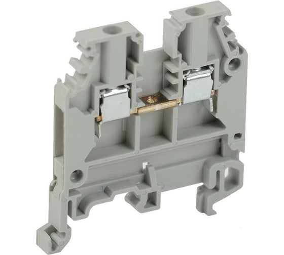Клемма IEK ЗНИ-2,5 мм2 серый 50 шт YZN10-002-K03
