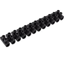 Клеммник IEK 12x16.0, ЗВИ-30н/г, черный UZV5-030-10
