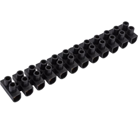 Клеммник IEK 12x16.0, ЗВИ-30н/г, черный UZV5-030-10