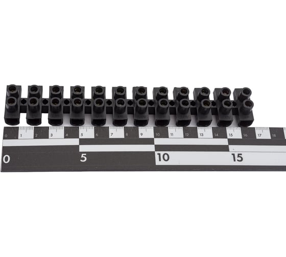 Клеммник IEK 12x16.0, ЗВИ-30н/г, черный UZV5-030-10