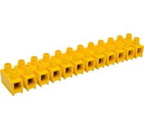 Клеммник IEK, 12x25.0, ЗВИ-100, н/г, желтый UZV7-100-25