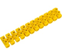 Клеммник  IEK 12x4.0, ЗВИ-3, н/г. желтый UZV7-003-04