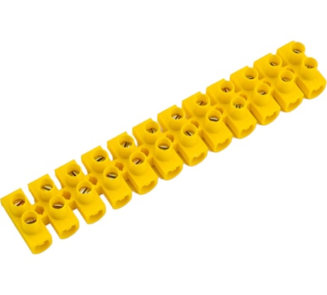 Клеммник  IEK 12x4.0, ЗВИ-3, н/г. желтый UZV7-003-04