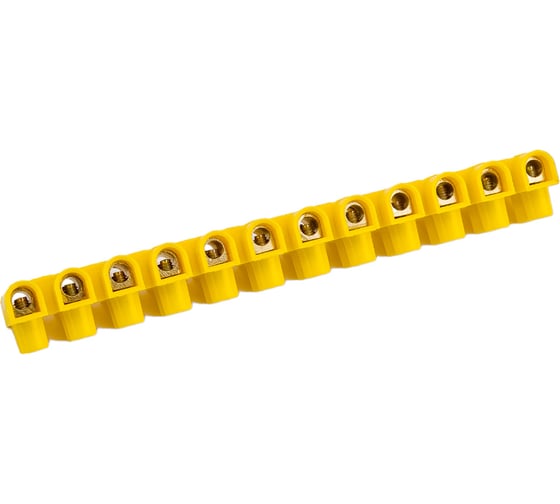 Клеммник  IEK 12x4.0, ЗВИ-3, н/г. желтый UZV7-003-04