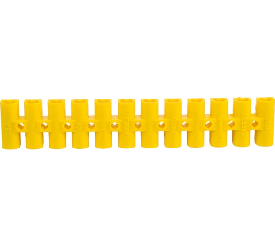 Клеммник  IEK 12x4.0, ЗВИ-3, н/г. желтый UZV7-003-04