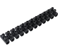 Клеммник IEK, 12x6.0, ЗВИ-10 н/г, черный UZV5-010-06