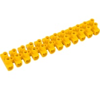 Клеммник IEK, 12x6.0, ЗВИ-15 н/г, желтый UZV7-015-06