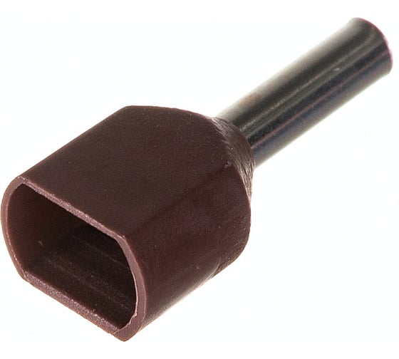 Наконечник IEK НШвИ 2x1,5-8, коричневый, НГИ2, 100шт UTE10-D2-4-100
