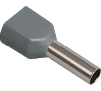 Наконечник IEK НШвИ 2x0.5-8 слон кость (100 шт/упак) ИЭК НГИ2 UTE10-D1-8-100