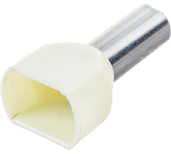 Наконечник IEK НШвИ, 2x10-14, ИЭК, НГИ2, 100шт, слоновая кость UTE10-D10-0-100