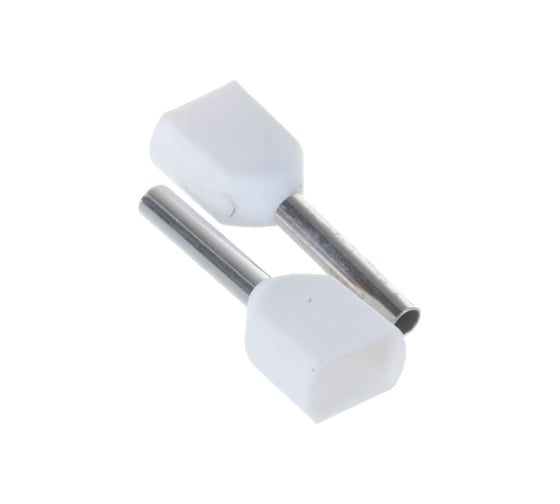 Наконечник IEK НШвИ, 2x0,75-10 мм2, белый, ИЭК НГИ2, 100 шт, UTE10-D2-1 ...