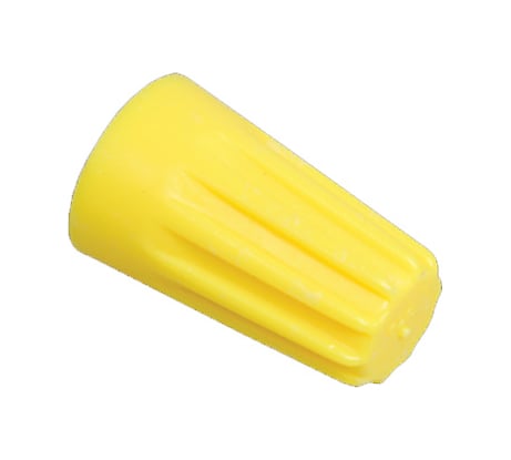 Соединитель проводов IEK СИЗ-1 2.5-4.5 кв.мм, желтый, упаковка 100шт, ИЭК USC-10-6-100