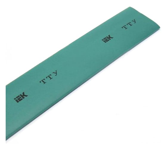 Термоусадочная трубка IEK ТТУ 18/9, зеленая, 100 м/упаковка UDRS-D18-100-K06
