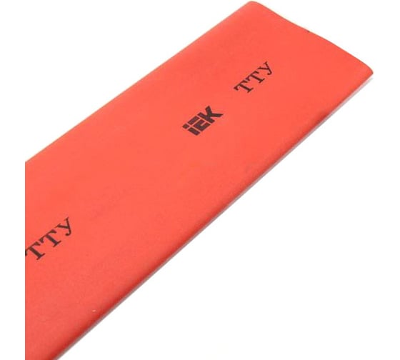 Термоусадочная трубка IEK ТТУ 6/3, красная, 200 м/упаковка, ИЭК UDRS-D6-100-K04