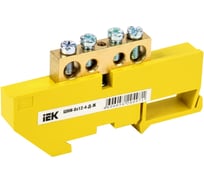 Шина на DIN-изоляторе IEK ШНИ-6x9-4-Д-Ж, ИЭК YNN10-69-4D-K05