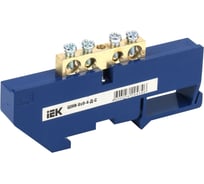 Нулевая шина на DIN-изоляторе IEK ШНИ-6x9-4-Д-С, ИЭК YNN10-69-4D-K07