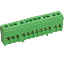 Шина в корпусном изоляторе на DIN-рейку IEK 6x9, 12 гр, 125А YNN10-69-12KD-K06