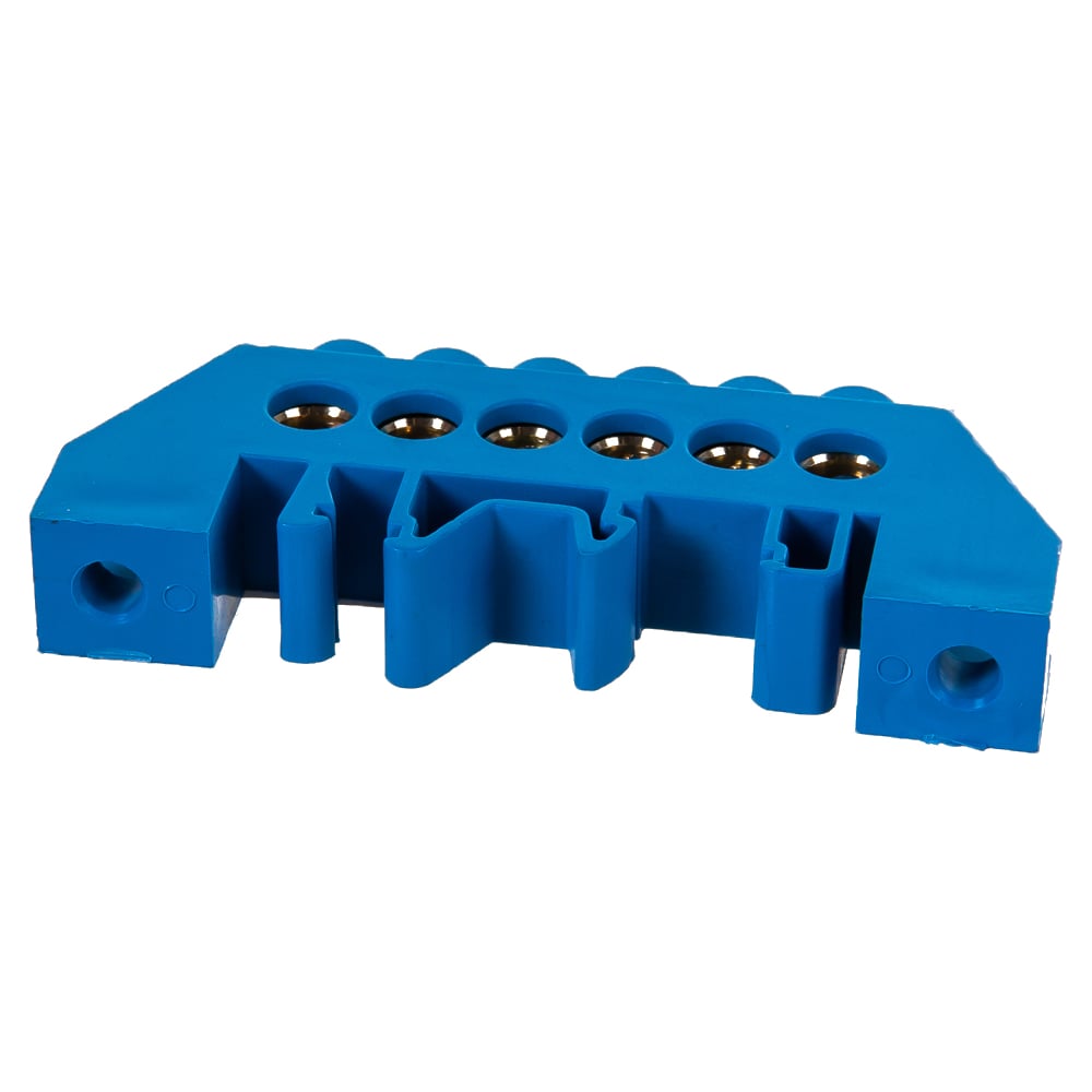 Нулевая шина в комбинированном DIN изоляторе IEK тип Стойка, ШНИ-8x12-6 ...