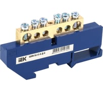 Нулевая шина на DIN-изоляторе IEK 8x12, 6 групп YNN10-812-6D-K07