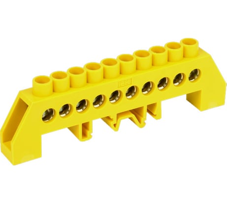 Шина IEK ШНИ-8x12-10-КС-Ж в комбинированном DIN-изоляторе тип Стойка ИЭК YNN10-812-10DP-K05