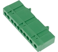 Шина IEK ШНИ-6x9-10-К-З в корпусном изоляторе на DIN-рейку, ИЭК YNN10-69-10KD-K06