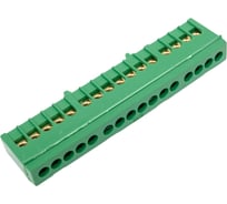 Шина IEK ШНИ-6x9-16-К-З в корпусном изоляторе на DIN-рейку, ИЭК YNN10-69-16KD-K06
