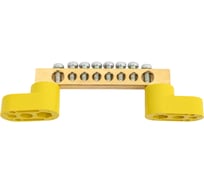 Шина IEK ШНИ-6x9-8-У2-Ж на двух угловых изоляторах, ИЭК YNN10-69-8C2-K05