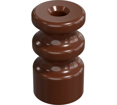 Изолятор МЕЗОНИНЪ универсальный двойной, цвет - коричневый GE70225-04