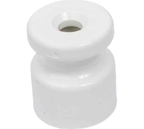 Изолятор МЕЗОНИНЪ универсальный пластиковый, цвет - белый GE30025-01