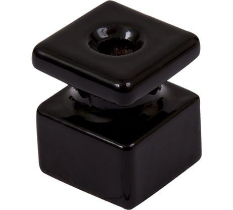 Изолятор МЕЗОНИНЪ Квадрат, цвет - черный GE80025-05